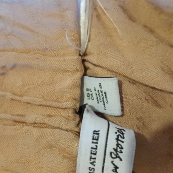 & Other Stories Khaki Tan Luxury Pajama Style Trousers A1 - Picture 6 of 7